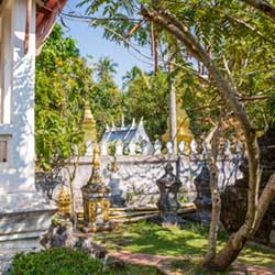 Im Garten des Wat Sop, Luang Prabang